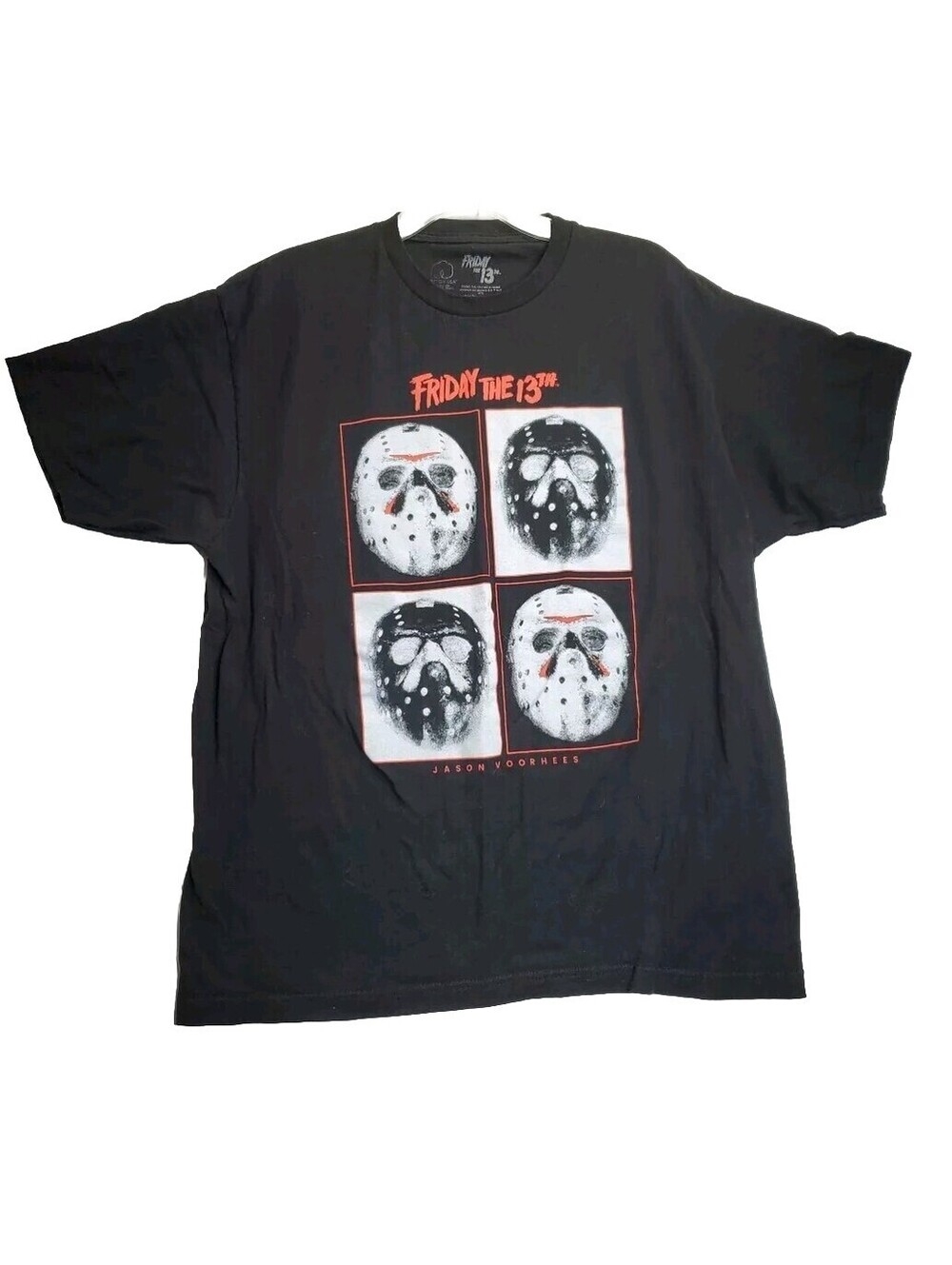 Friday The 13th Jason Voorhees Hockey Mask Horror Slasher Shirt XL